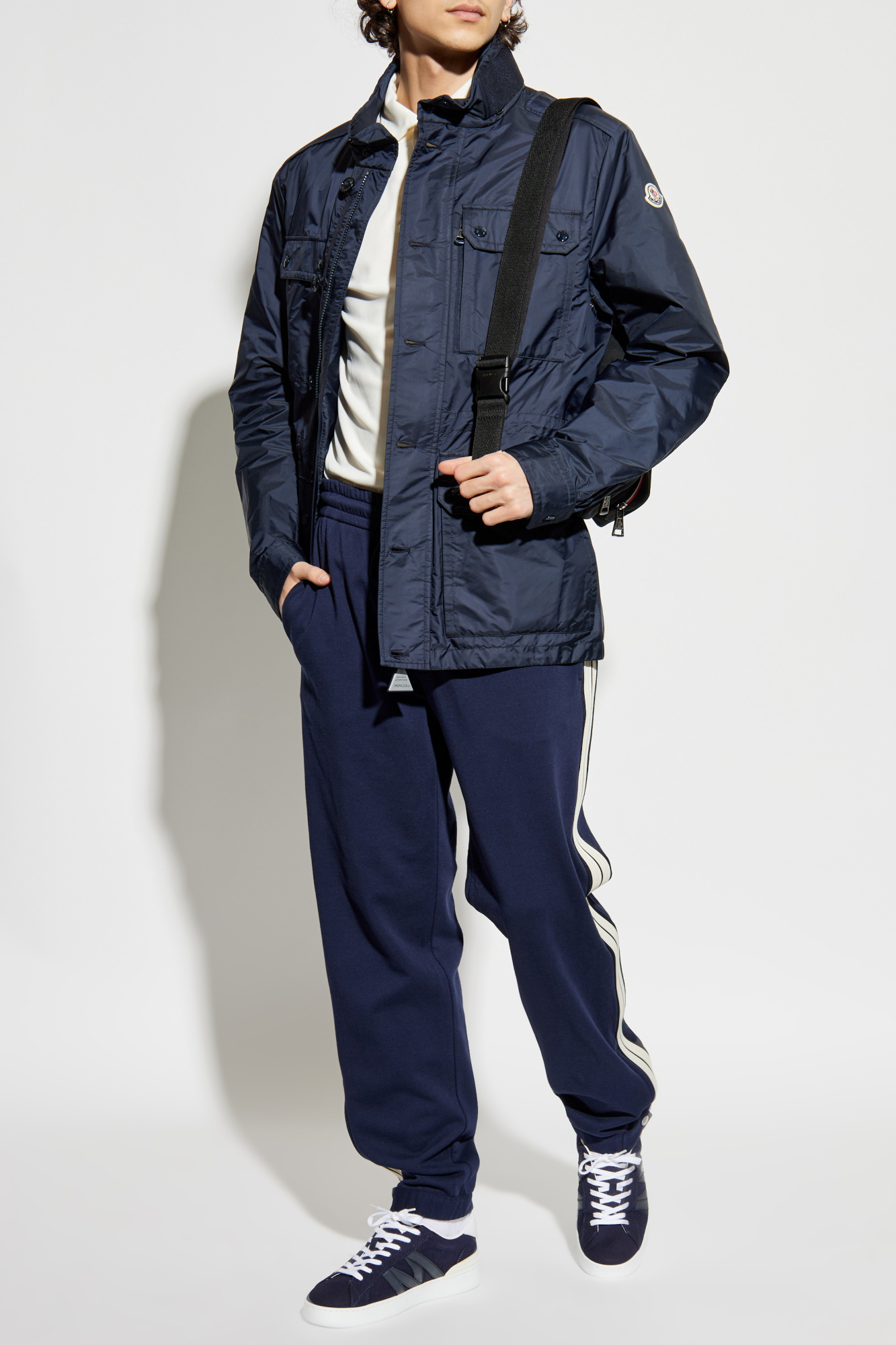 Moncler Gamme Bleu Patch Pockets Chinos Navy